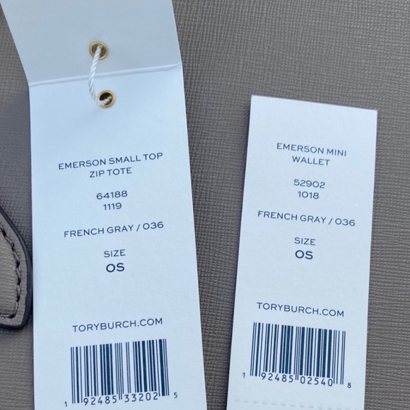 NWT Tory Burch Emerson Top Zip Tote & Wallet Set - Picture 7 of 7